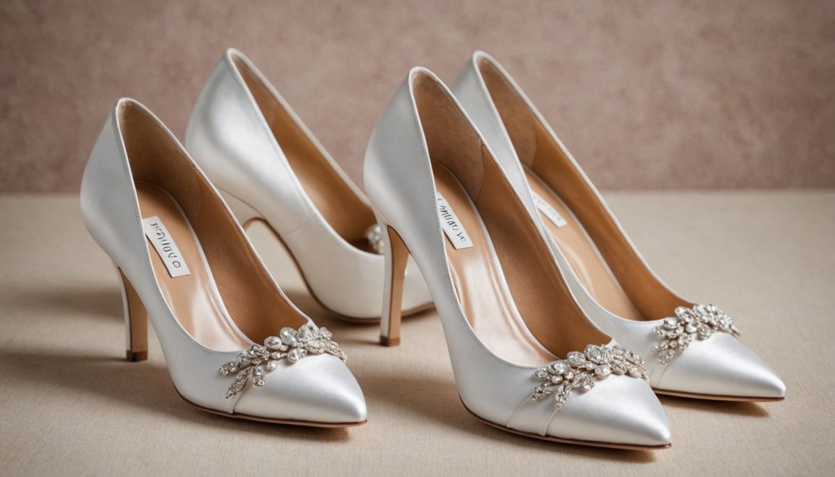 Vos questions sur les chaussures de mariage à petit talon