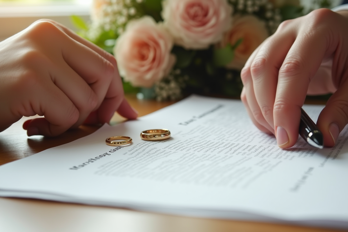 contrat mariage