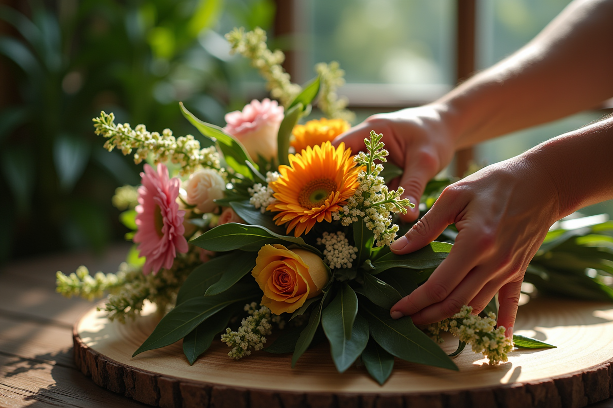 feuillage floral