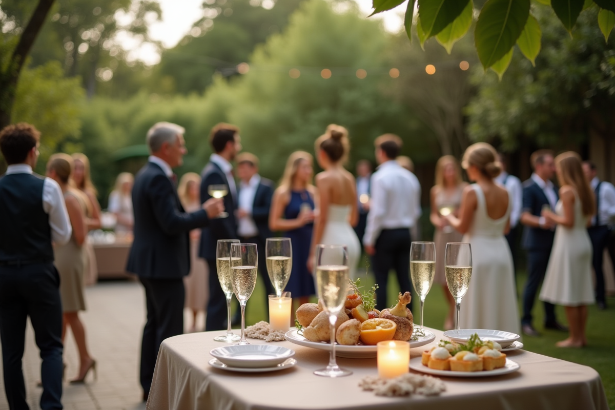 Invites en tenue semiformal lors d